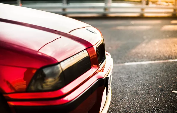 Tuning, bmw, BMW, red, stance, E36