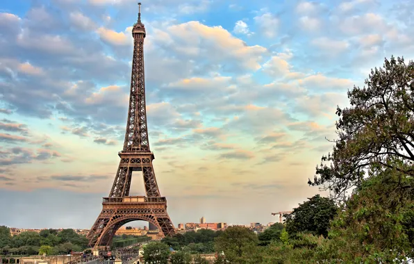 The city, Eiffel tower, Paris, France, paris, france