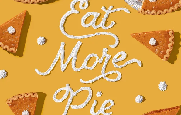 The inscription, food, pie, cream, cakes, sweet