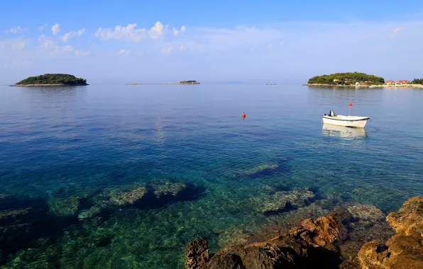 Sea, Islands, Croatia, Adriatica, Korcula island, Prizhba, Prizba, Korčula island