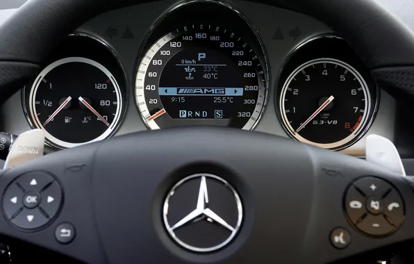 Picture machine, Mercedes, dashboard