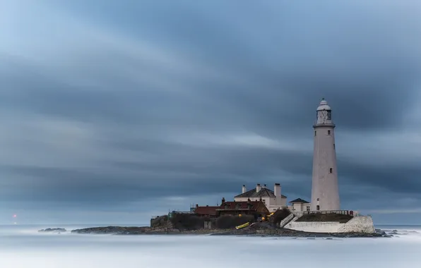 Sea, Lighthouse, St Marys Island