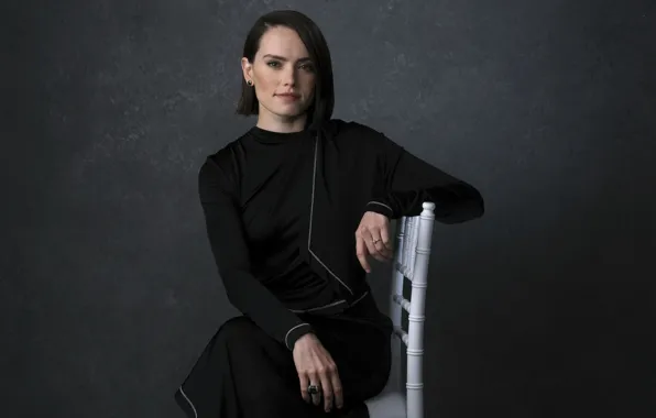 Picture look, pose, makeup, actress, hairstyle, hair, Daisy Ridley, Daisy Ridley