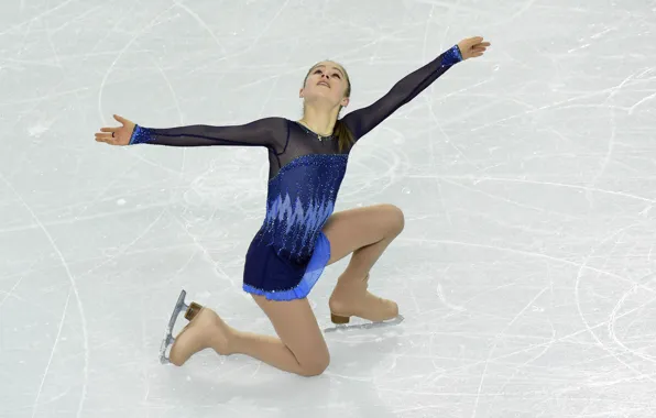 Look, ice, hands, figure skating, Russia, cross, ponytail, skates