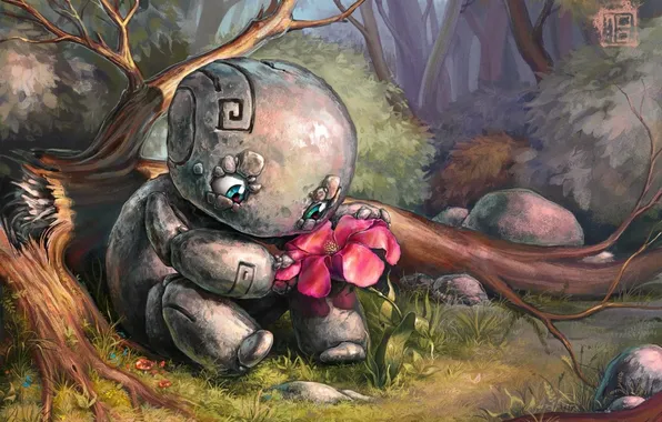 Picture flower, fantasy, tale, children's