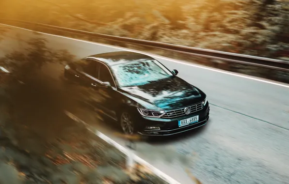 Volkswagen, Car, Street, Sedan, Passat, Sunlight, R Line