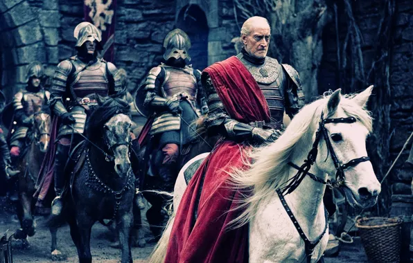 Game of Thrones, TV Series, HBO, Tywin Lannister, actor Charles Dance, Shield of Lannisport and …