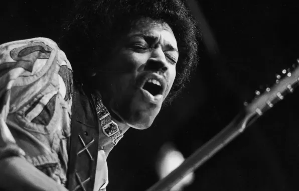 Picture music, guitar, men, singer, Jimi Hendrix, celebrity, blues rock
