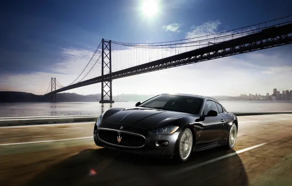 Picture Gran Turismo, Maserati, Maserati, black, black, GranTurismo