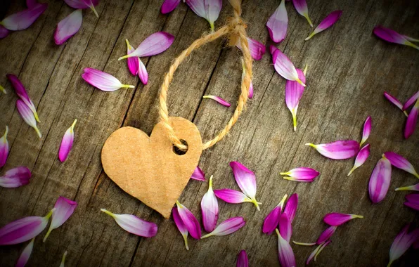 Love, flowers, paper, background, Wallpaper, mood, heart, rope