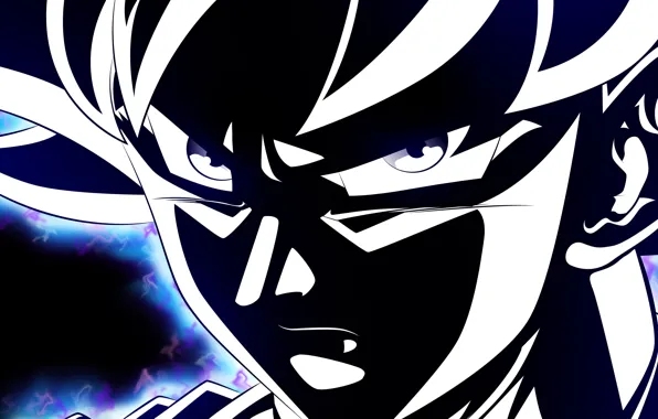 Face, guy, Dragon Ball, Dragonball, black silhouette