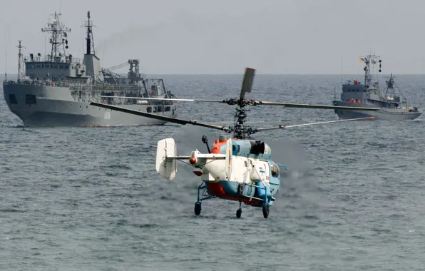 Helicopter, Ukraine, Ka-27, Ka-27PS, The Ukrainian Navy, The ship degaussing, Balta (А811)