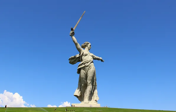 Sculpture, Front, Memory, Volgograd, Volgograd, Mamaev Kurgan, Mamayev Kurgan, The Motherland calls