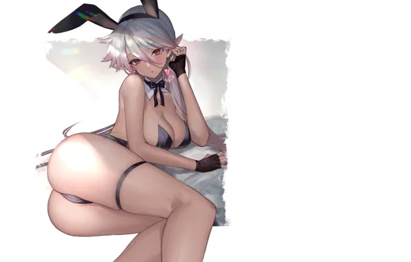 Girl, hot, sexy, ass, boobs, anime, chocolate, butt