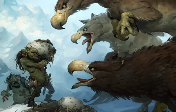 Fantasy, Fantasy, Art, Troll, Troll, ROC