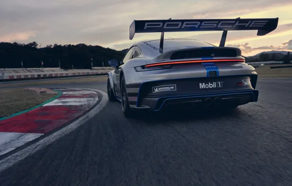 911, Porsche, spoiler, track, GT3, Boss, Cup, 2021