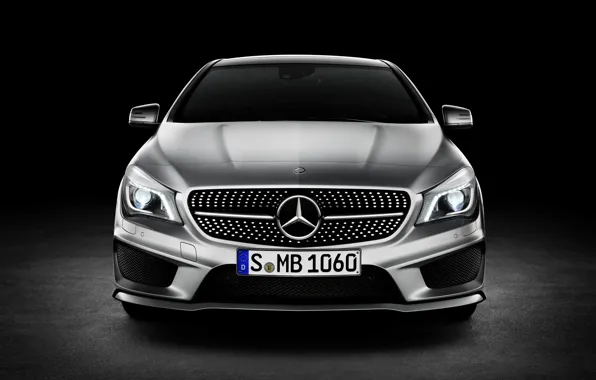 Picture Mercedes-Benz, the hood, grille, Mercedes, logo, Car, the front, Class