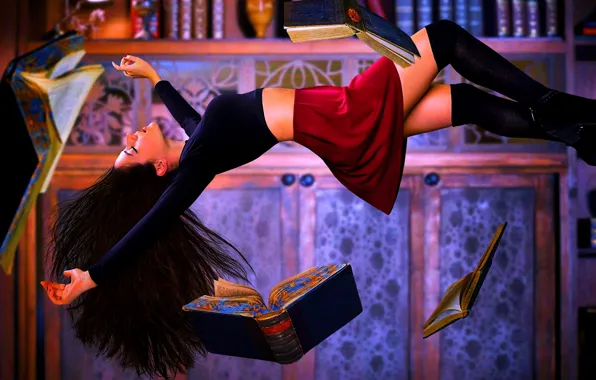 Picture girl, books, the series, Wizards, The Magicians