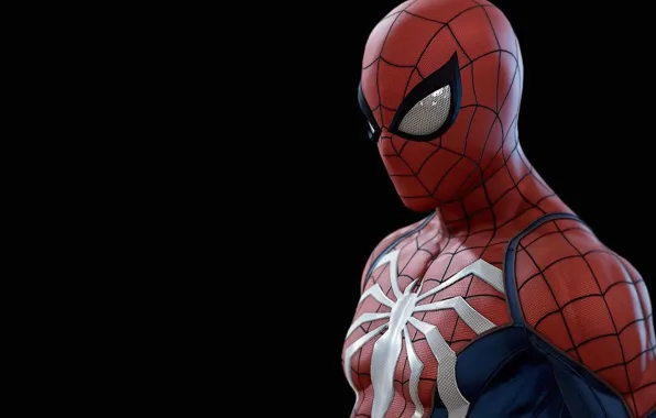 Picture background, spider-man, spider-man, hero, costume