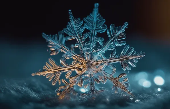 Winter, crystal, macro, snow, Shine, Christmas, New year, crystals