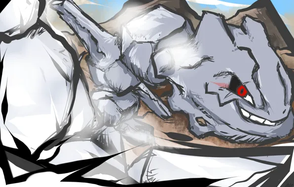 Figure, stone, pokemon, pokemon, Onix, Onyx