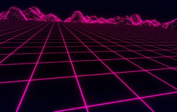 Background, Neon, VHS, Synth, Retrowave, Synthwave, New Retro Wave, Futuresynth