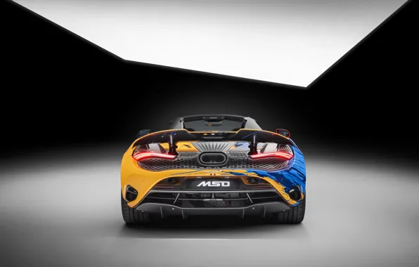 Rear view, Spider, MSO, 2023, McLaren Special Operations, McLaren 750S, McLaren 750S Spider 3-7-59, 3-7-59