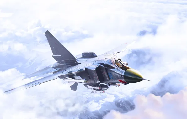 The sky, Fighter, Wings, MiG, BBC, The MiG-23, Aviation, Flogger