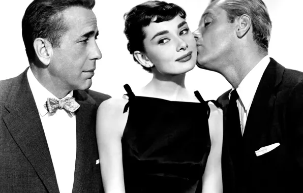 Picture retro, 1954, Audrey Hepburn, Sabrina, Walter Hampden, Humphrey Bogart