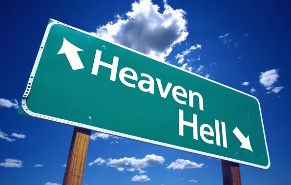 Picture the way, Paradise, index, choice, Heaven or Hell