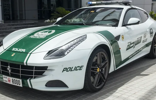 Picture ferrari, police, dubai