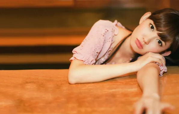 Sleep, asian, table, Where Haruna, AKB48