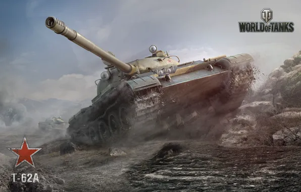 Wallpaper mountain, glacier, tank, Game, World of tanks, World of Tanks,  Wargaming.net, The object 277 for mobile and desktop, section игры,  resolution 2560x1440 - download