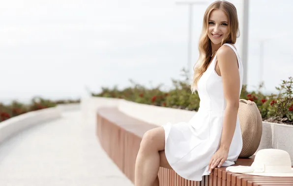 Woman, young, cute, portrait, outdoor