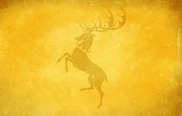 Deer, game of thrones, game of thrones, House Baratheon