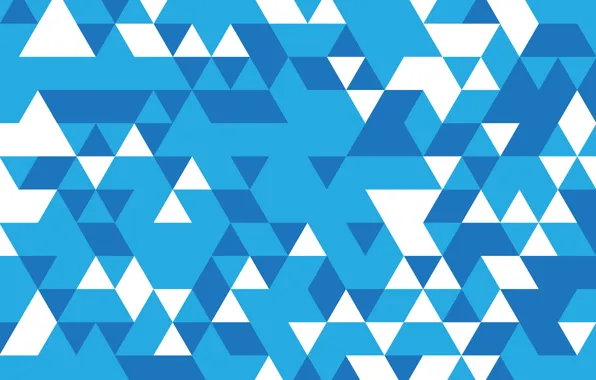 Abstraction, geometry, Abstract, blue, background, mosaic