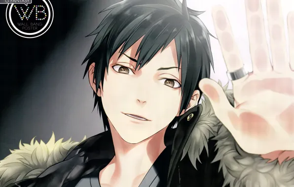 Anime, art, guy, Durarara!!, Of Izaya Orihara