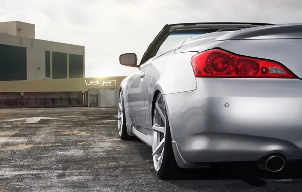 Infiniti, VMB8, Velgen Wheels, G37S, Matte Silver