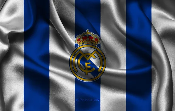 Logo, Football, Real Madrid, Sport, Flag, Hala Madrid, Emblem, Real Madrid CF