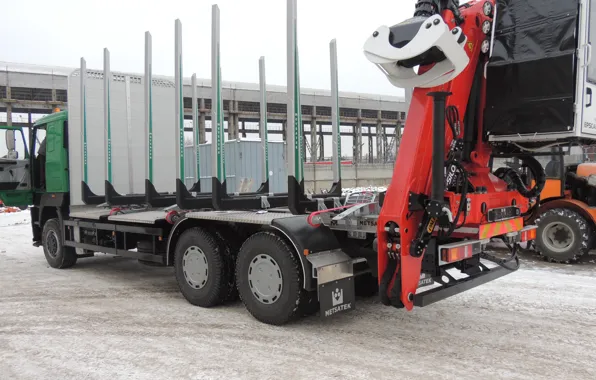MAZ-MAN-632549, 6x4, MAZ-MAN, short, crane