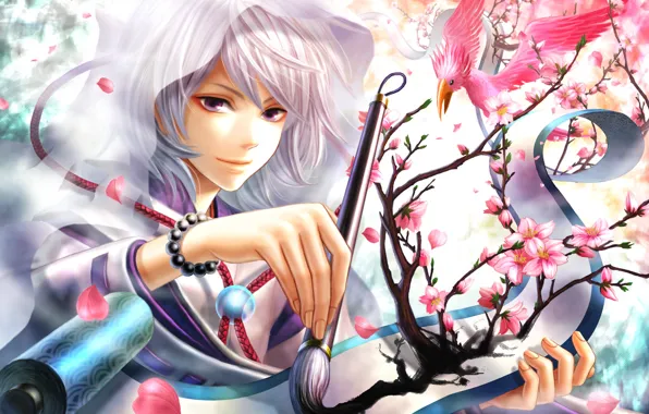 Picture girl, anime, art