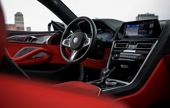 Picture black, coupe, interior, BMW, Gran Coupe, 2020, 8-Series, 2019