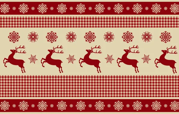 Snowflakes, Christmas, deer