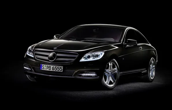 Background, black, Mercedes
