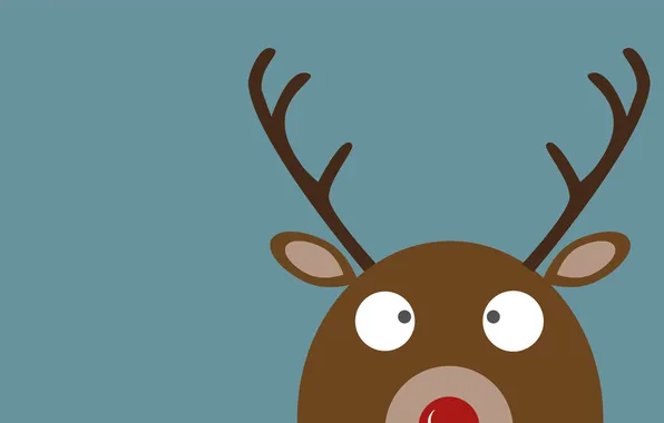 Background, deer, horns, just
