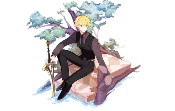 Guy, island, Saber, Fate Prototype