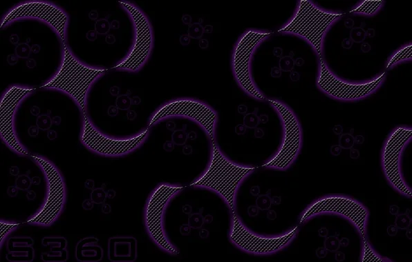 Purple, pattern, black background