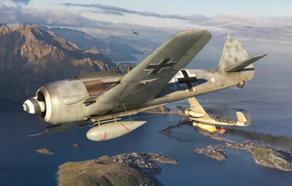 Air force, Focke-Wulf 190, Combat aircraft, Fw. 190A, Fw. 190A-8