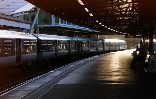 Photo, Wallpaper, photo, station, train, picture, platform, photo