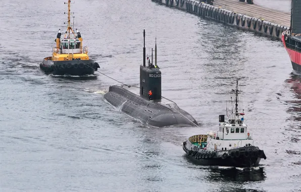 Sea, boat, Navy, output, underwater, tugs, diesel, Baltika